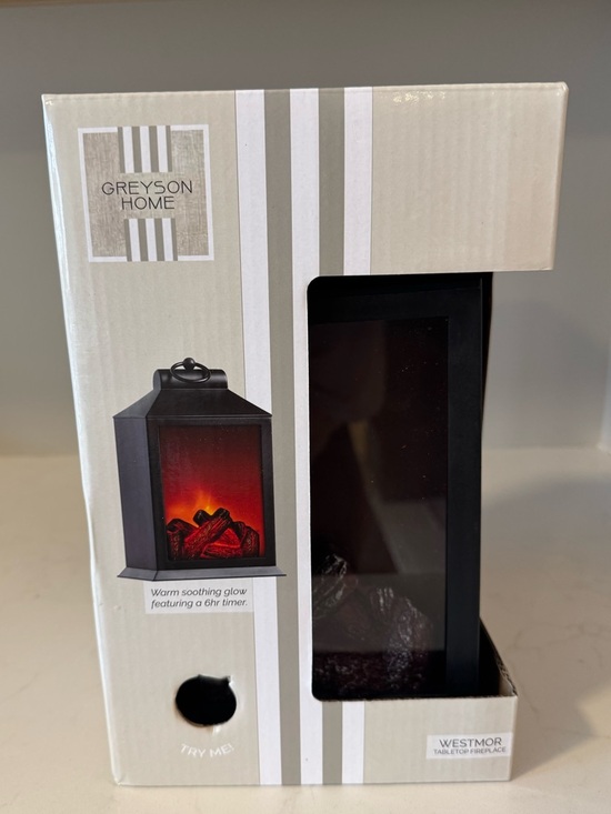 Greyson Home Tabletop Fireplace - Picture 1 of 4